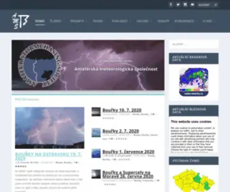 Amsos.cz(Amatérská meteorologická společnost) Screenshot