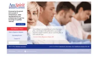 Amspirit.com(AmSpirit Business Connections) Screenshot