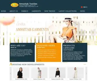 Amssitab.com(Suzhou Amssitab Textiles Co) Screenshot