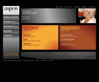 Amssupport.net(Aspen Marketing Services) Screenshot