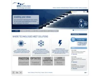 Amstechnologies.com(AMS Technologies) Screenshot
