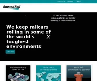 Amstedrail.com(Amsted Rail) Screenshot