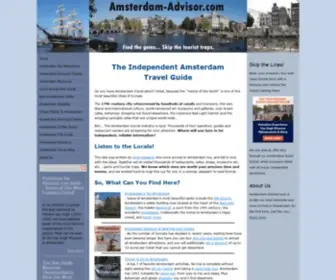 Amsterdam-Advisor.com(Amsterdam locals share their best Amsterdam travel secrets) Screenshot