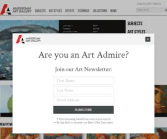 Amsterdam-Artgallery.com(Art for sale at Amsterdam Art Gallery) Screenshot