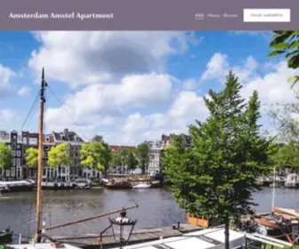 Amsterdamamstelapartment.nl(Amsterdam Amstel Apartment) Screenshot