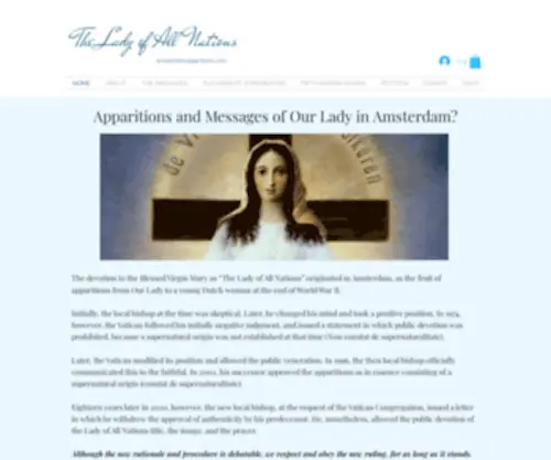 Amsterdamapparitions.com(Amsterdam Apparitions) Screenshot