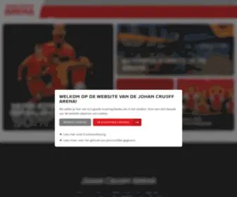 Amsterdamarena.nl(Johan Cruijff ArenA) Screenshot