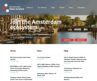 Amsterdamdatascience.nl(Amsterdam Data Science (ADS)) Screenshot