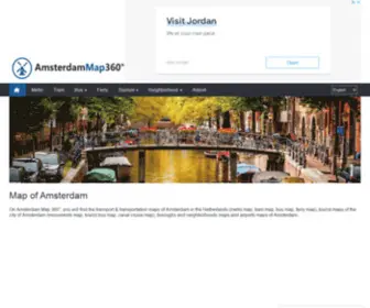 Amsterdammap360.com(Transportation map & tourist map of Amsterdam (Netherlands)) Screenshot