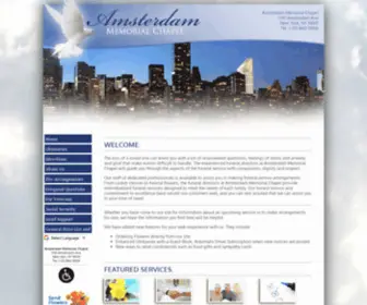 Amsterdammemorialny.com(Amsterdam Memorial Chapel) Screenshot