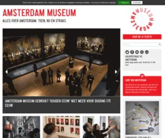 Amsterdammuseum.nl(Het Amsterdam Museum) Screenshot