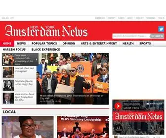 Amsterdamnews.com(The oldest Black newspaper in the country) Screenshot