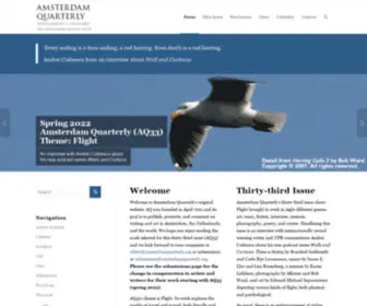 Amsterdamquarterly.nl(Amsterdam Quarterly) Screenshot