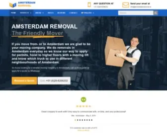 Amsterdamremoval.nl(Homepage Amsterdam Removal) Screenshot