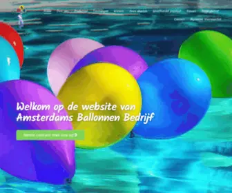 Amsterdamsballonnenbedrijf.nl(Ruim 58 jaar ervaring) Screenshot