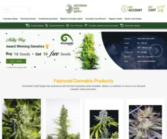 Amsterdamseedsupply.com(Amsterdam Seed Supply) Screenshot