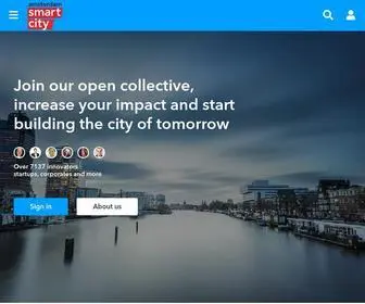Amsterdamsmartcity.com(Amsterdam Smart City) Screenshot