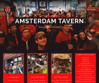 Amsterdamtavern.com(Home of Amsterdam Tavern St) Screenshot