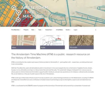 Amsterdamtimemachine.nl(Amsterdam Time Machine) Screenshot