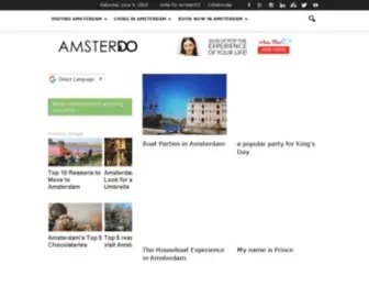 Amsterdo.com(Everything Amsterdam) Screenshot