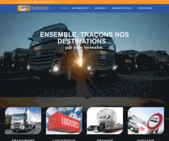 Amstransit.com(Afric Management Services Siège social) Screenshot