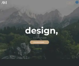 Amstudionyc.com(AM design studio) Screenshot