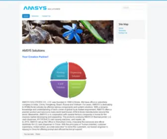 Amsys-Sol.com(AMSYS Solutions) Screenshot