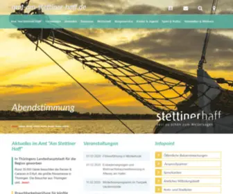 AMT-Am-Stettiner-Haff.de(Portal des Amtes "Am Stettiner Haff") Screenshot