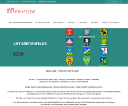 AMT-Breitenfelde.de(Amt Breitenfelde) Screenshot