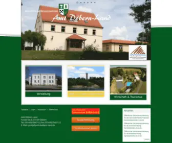 AMT-Doebern-Land.de(Amt Döbern) Screenshot