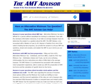 Amtadvisor.com(The AMT Advisor) Screenshot