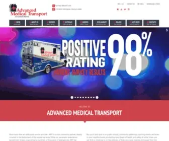 Amtci.org(Advanced Medical Transport of Central Illinois) Screenshot