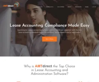 Amtdirect.com(Lease Administration Software) Screenshot