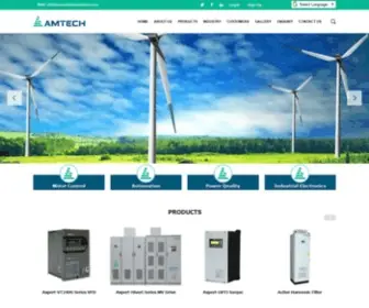 Amtechelectronics.com(Amtech Electronics (India) Limited) Screenshot
