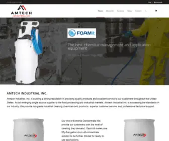 Amtechindustrial.com(Sanitation Products and Programs) Screenshot