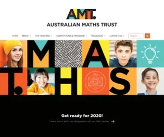 AMT.edu.au(Australian Maths Trust) Screenshot