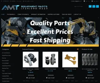 Amtequipmentparts.com(Quality Heavy Equipment Replacement Parts) Screenshot