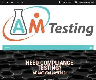 Amtesting.com(Chicago's Product Testing Services) Screenshot