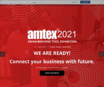 Amtex-Expo.com(AMTEXINDIA'S METAL CUTTING & MACHINE TOOL EVENT) Screenshot