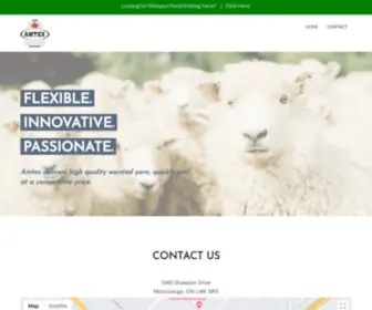 Amtexyarns.com(Amtex Yarns) Screenshot