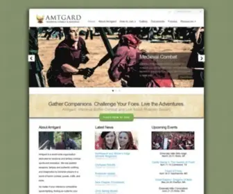 Amtgard.com(Live Action Roleplaying) Screenshot