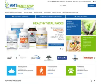 Amthealthshop.com(AMT Health Shop) Screenshot