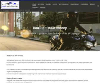Amtmotors.nl(Motoren kopen bij AMT Motors) Screenshot