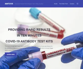 Amtovs.com(Advanced Medical Technologies) Screenshot