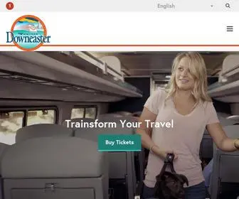 Amtrakdowneaster.com(Amtrak Downeaster) Screenshot