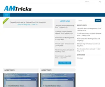 Amtricks.com(The Best Tech Site You Will Come Across) Screenshot