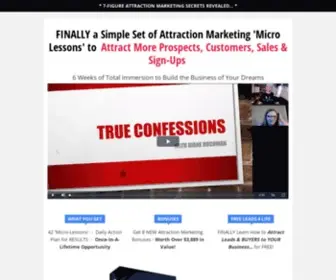Amtripleplay.com(Attraction Marketing Triple Play) Screenshot