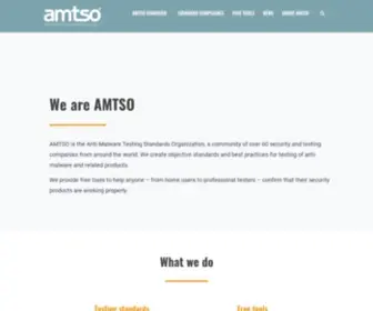 Amtso.org(Anti-Malware Testing Standards Organization) Screenshot