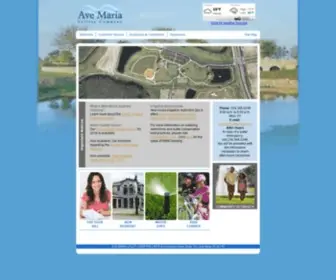 Amuc.com(Ave Maria Utility Company) Screenshot