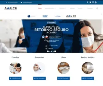 Amuch.cl(Asociación de Municipalidades de Chile) Screenshot